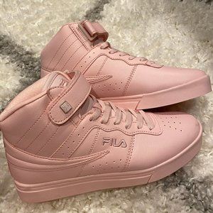 New pink FILA high tops - size 8